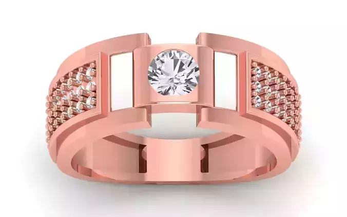 Solitaire Wedding Engagement WoMen Round Stone Ring