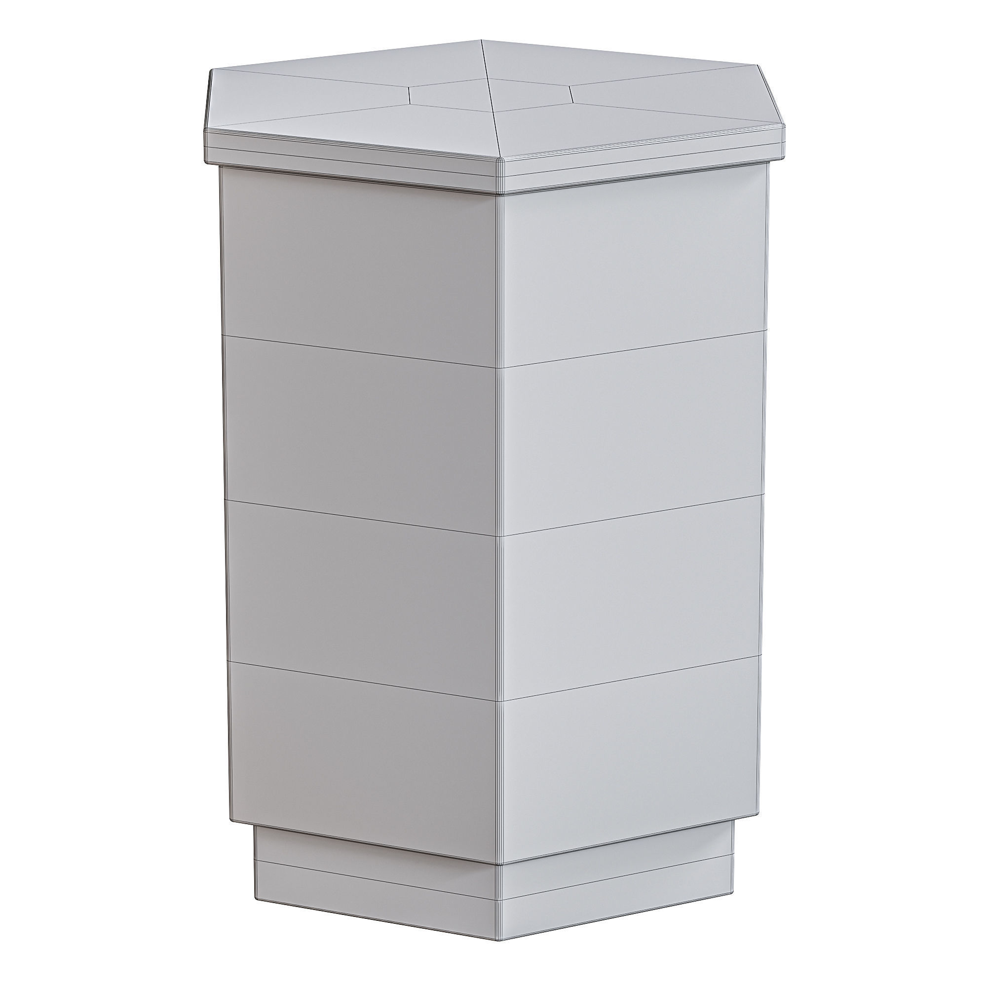 LIFETIME OCTANGULAR TABLE by giorgiocollection 3D model_3