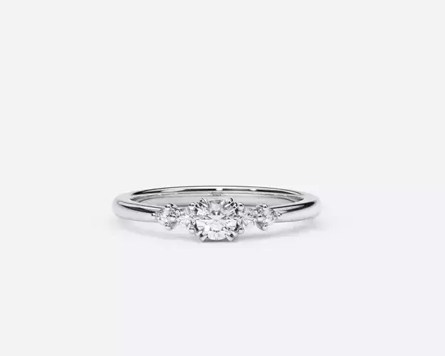 zdr0199 diamond engagement ring gold