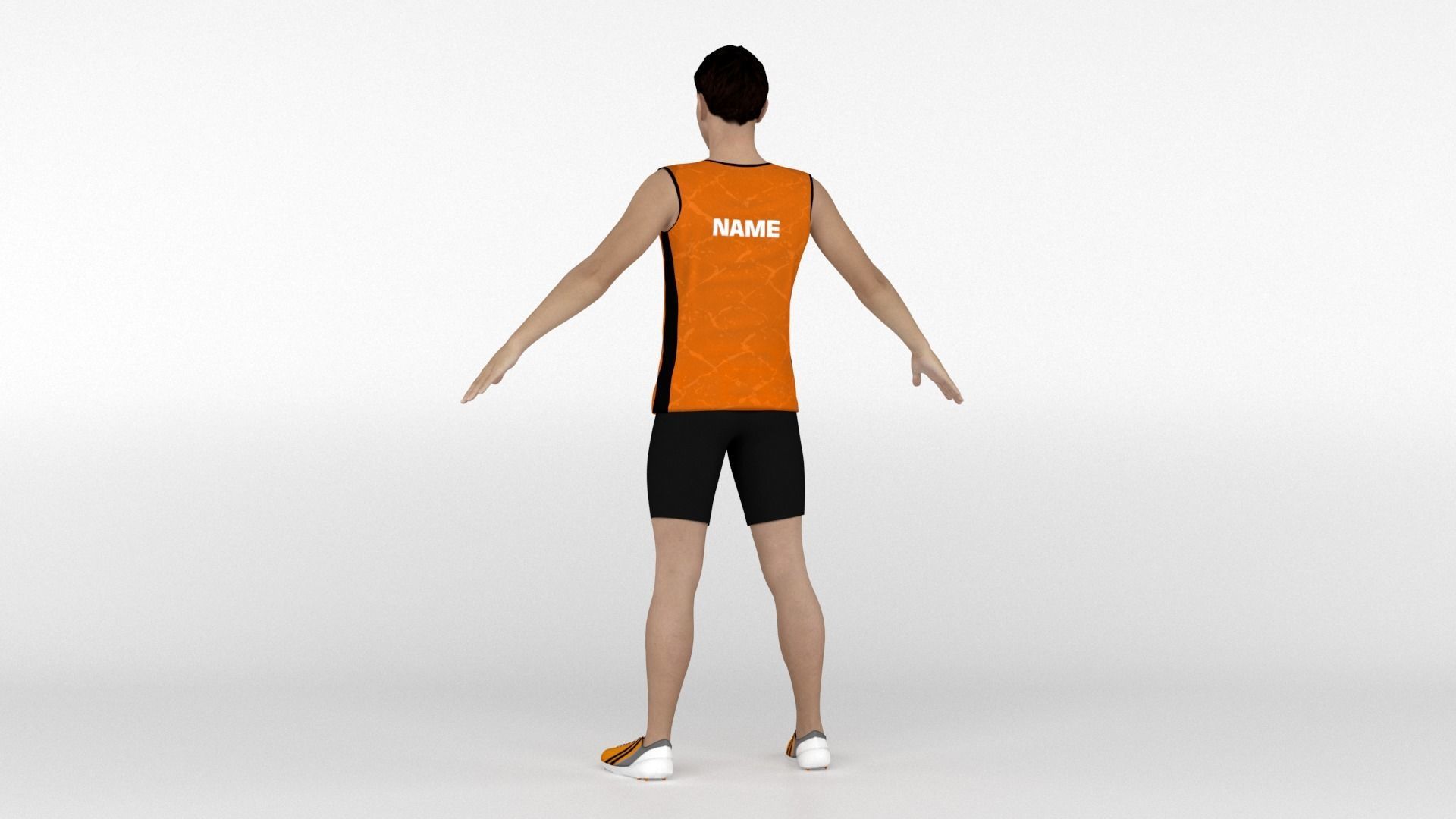 Athlete Runner 08 3D model_3