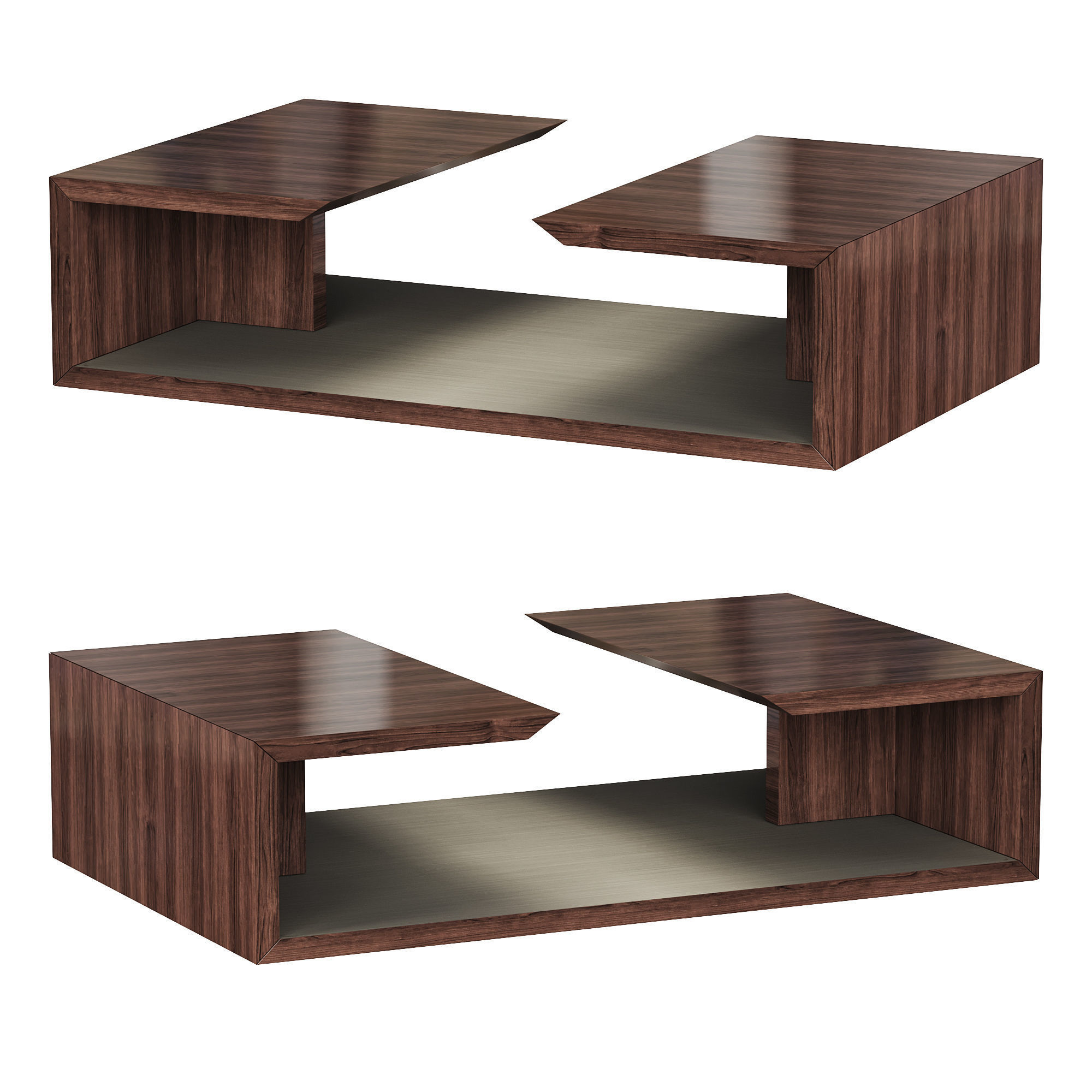 RECTANGULAR COFFEE TABLE by giorgiocollection 3D model_1