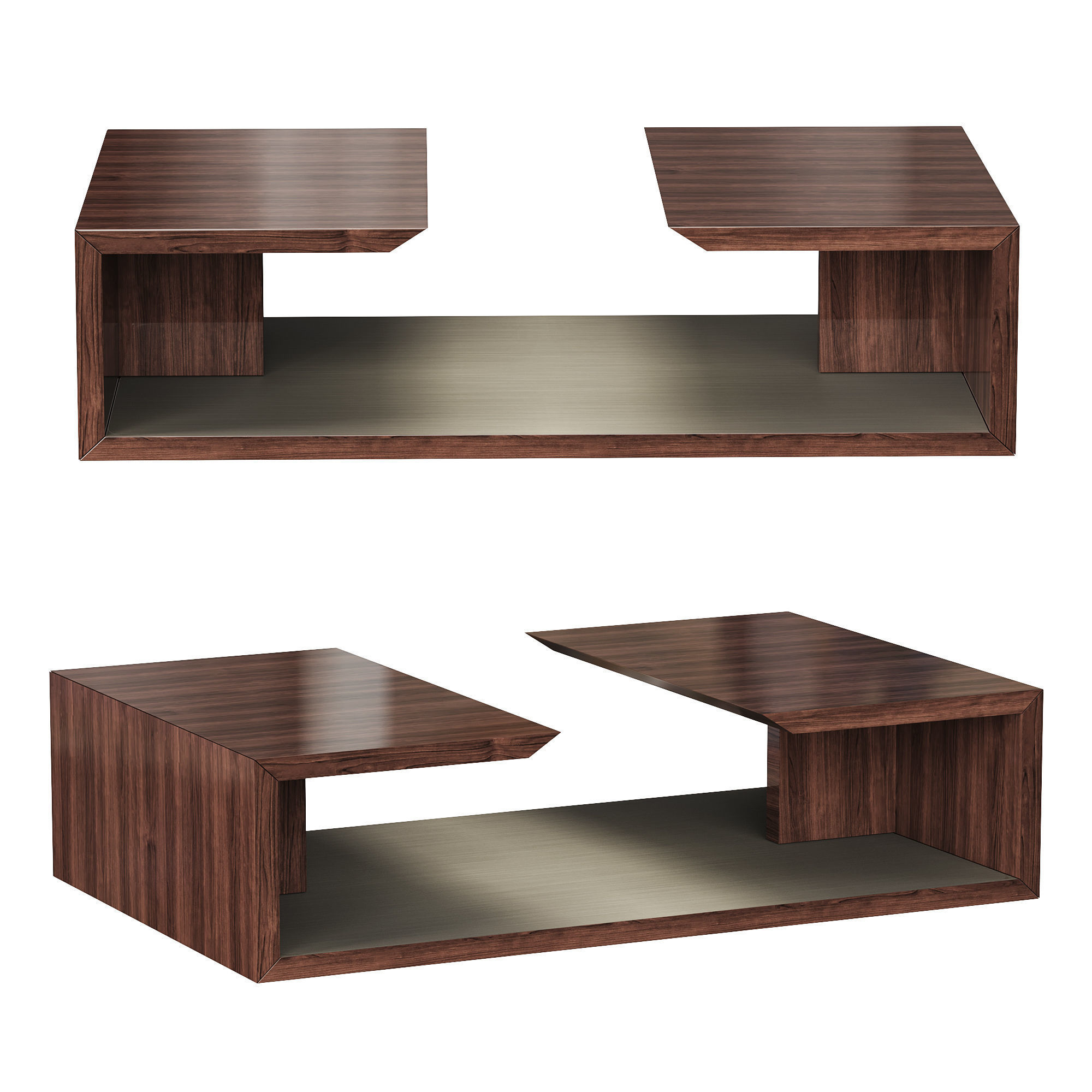 RECTANGULAR COFFEE TABLE by giorgiocollection 3D model_2