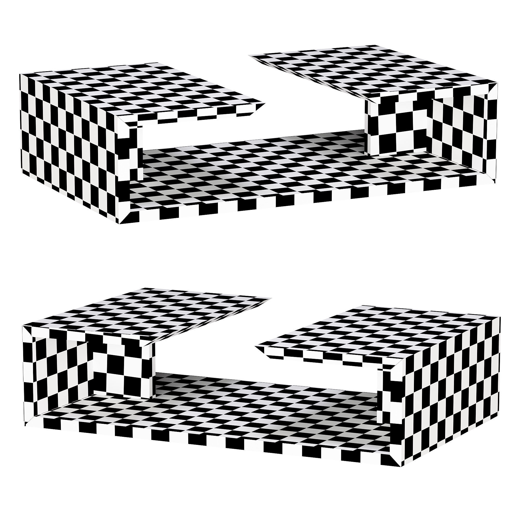 RECTANGULAR COFFEE TABLE by giorgiocollection 3D model_5