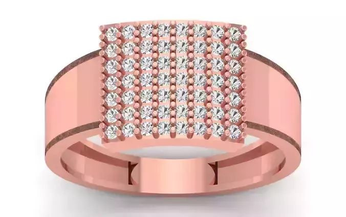 Solitaire Wedding Engagement Mens Ring