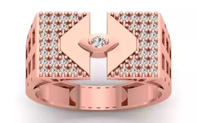 Solitaire Wedding Engagement Mens  Ring