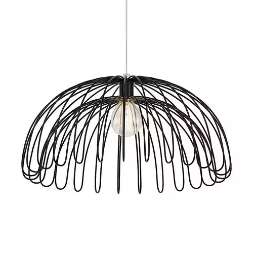 Varaluz pendant light with wires hanging from it