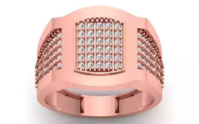 Solitaire Wedding Engagement Mens Ring