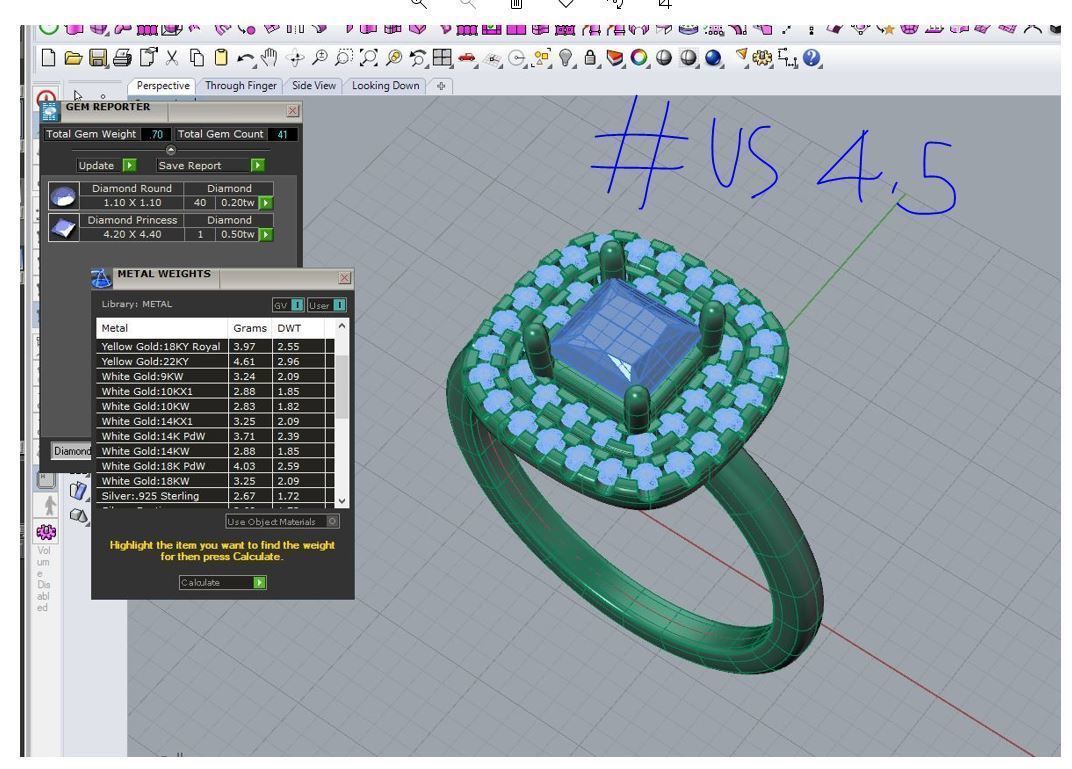 ZDR0209 engagement ring with cushion cut diamond 3D print model_5