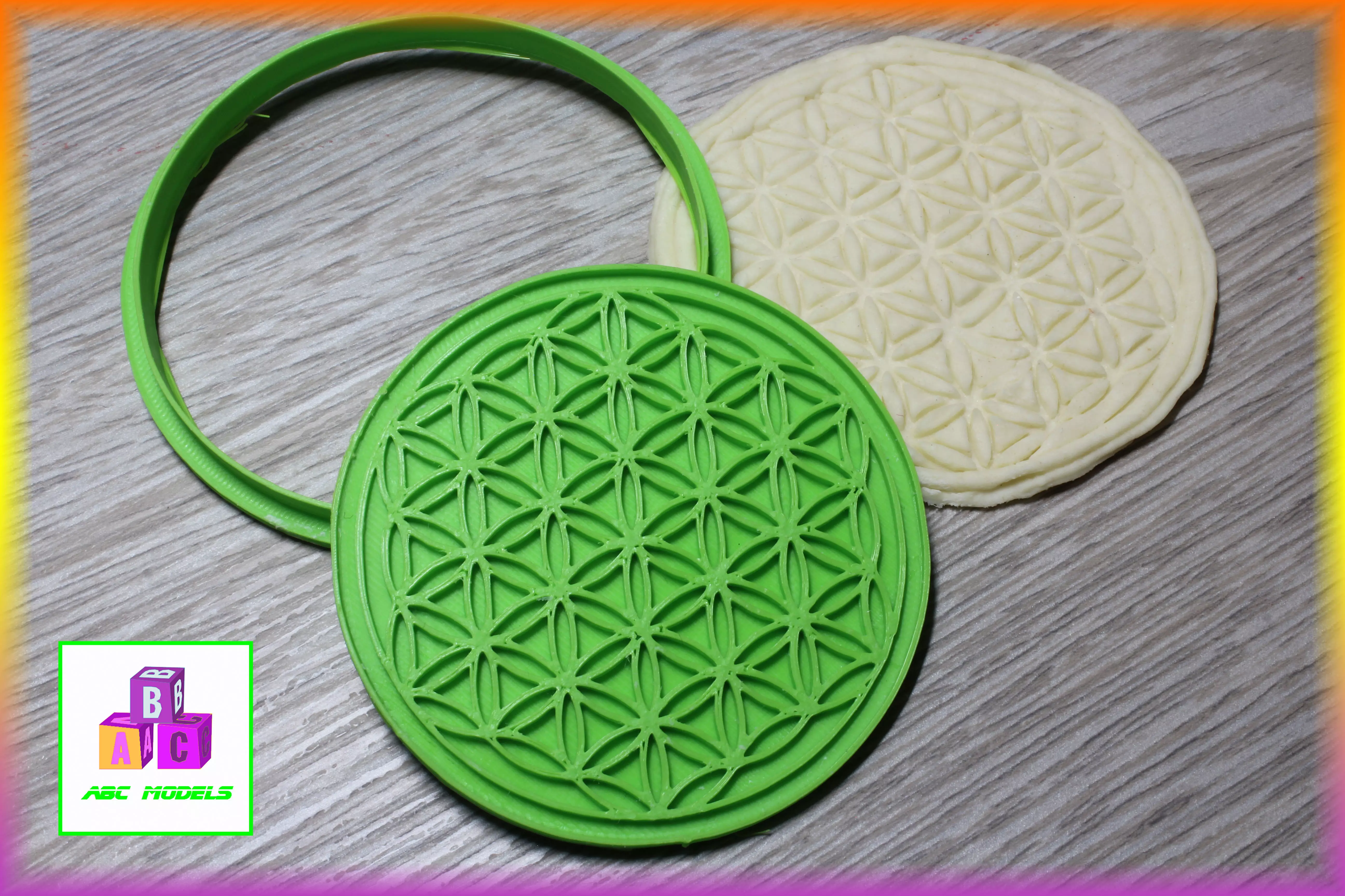 Flower of life cookie cutter Free 3D print model