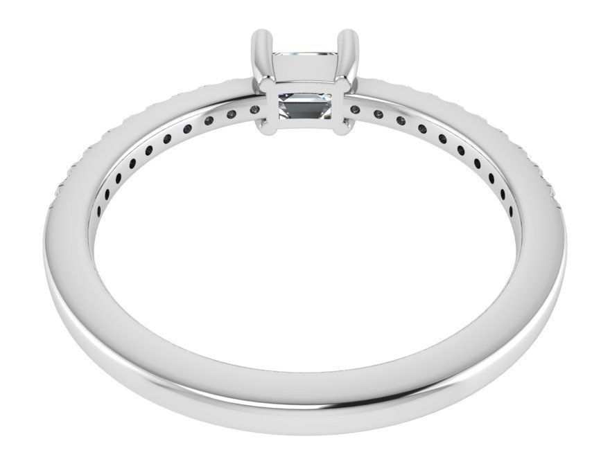 Diamond  ring 2541 3D print model 3D print model_3