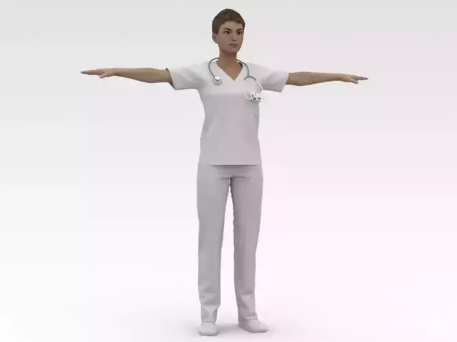 Nurse 01 3D model