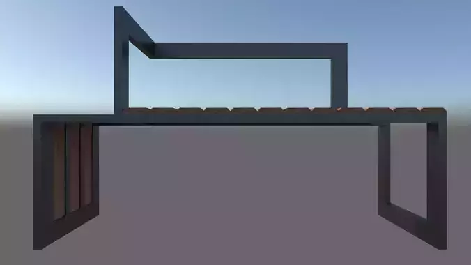 Concept Bench Design Free 3D model