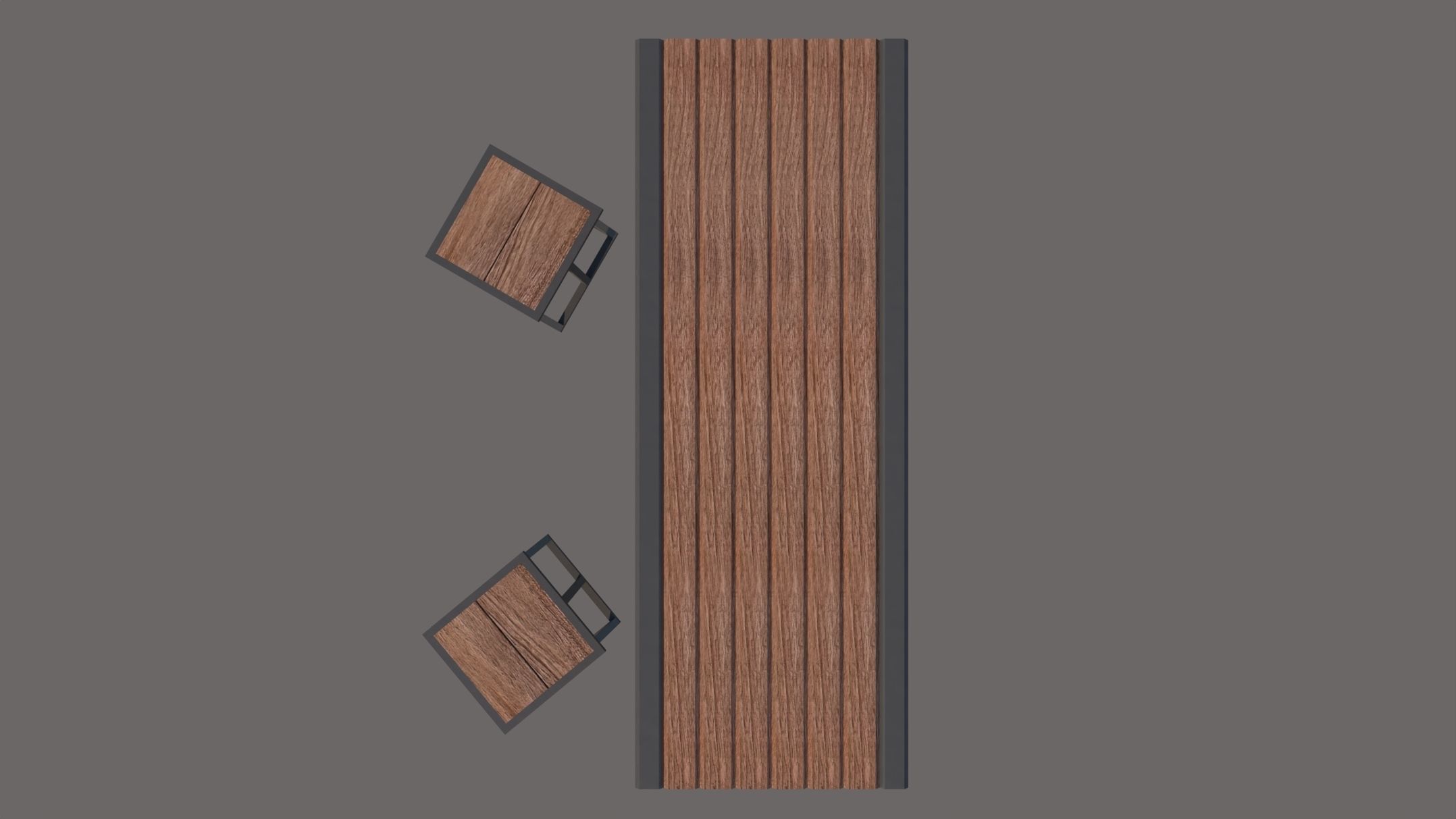 Table and Chairs concept design 3D model_2