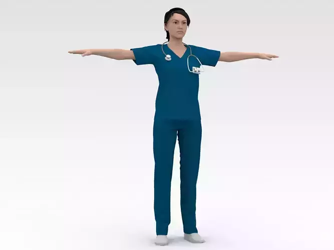 Nurse 04 3D model