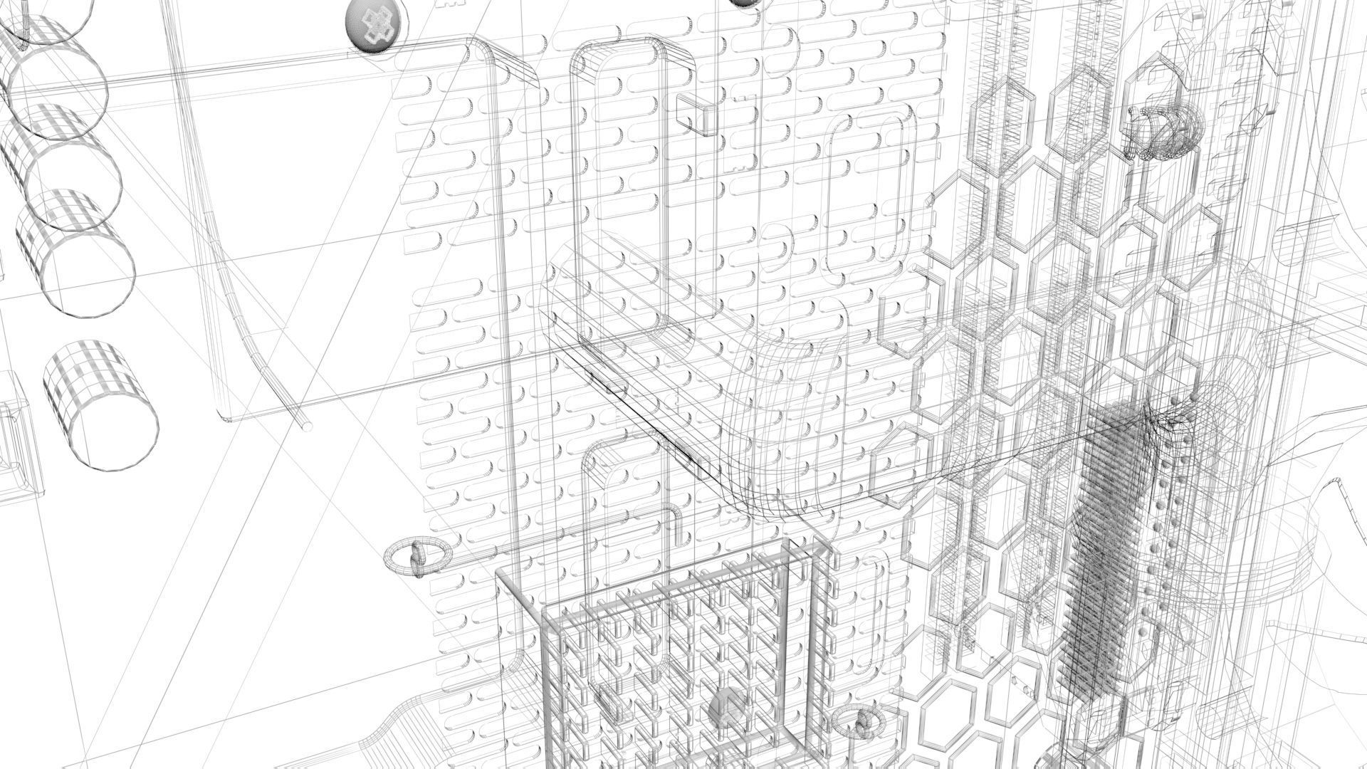 Gaming Computers Set 3D model_26