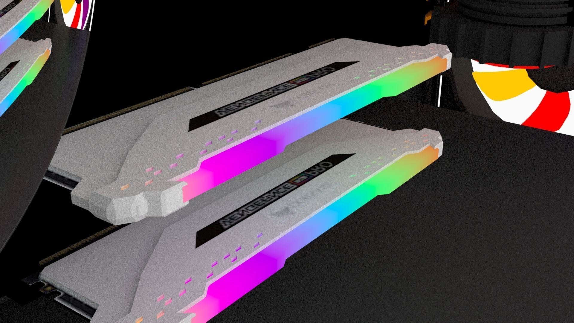 Gaming Computers Set 3D model_11