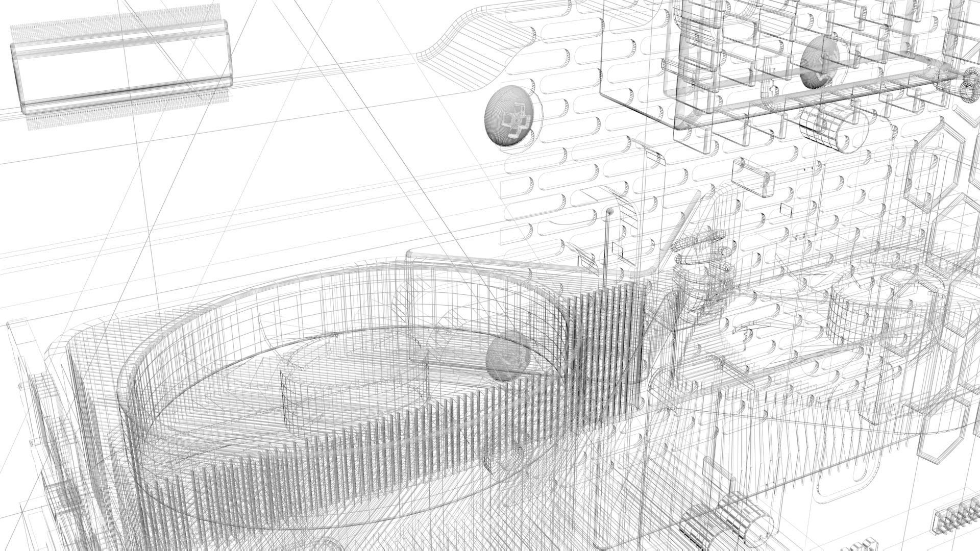 Gaming Computers Set 3D model_25