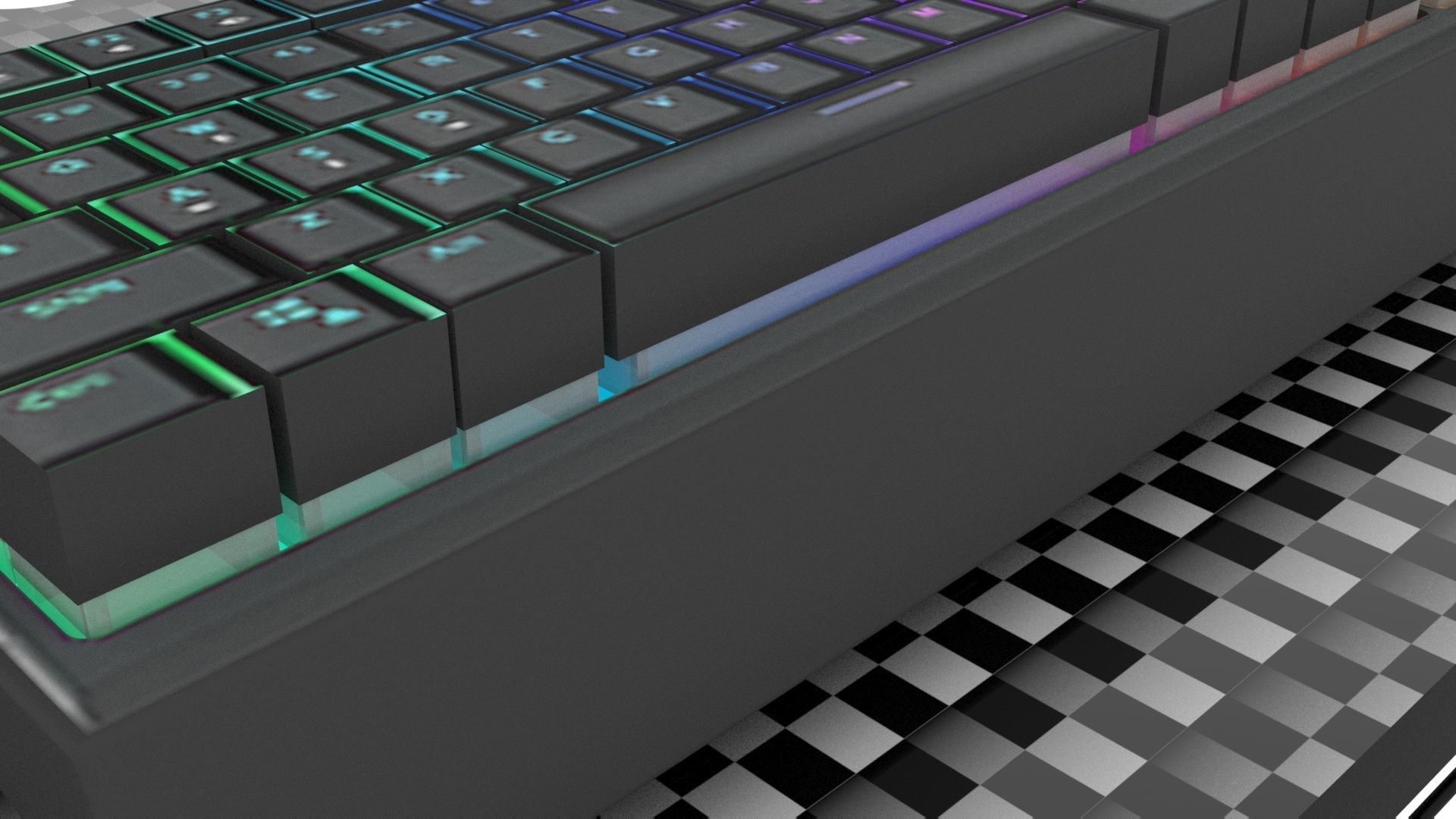 Gaming Computers Set 3D model_17