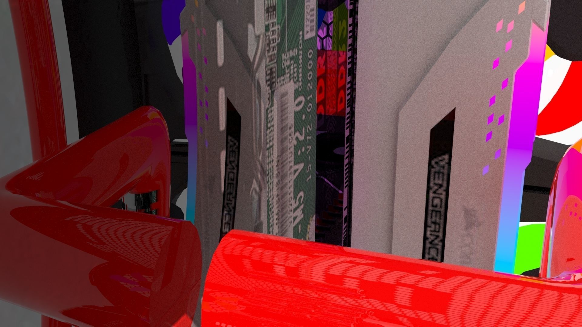 Gaming Computers Set 3D model_8