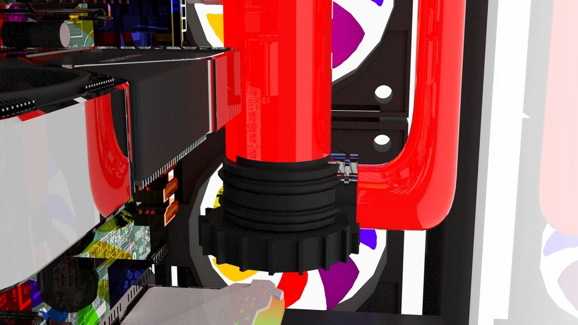 Gaming Computers Set 3D model_12