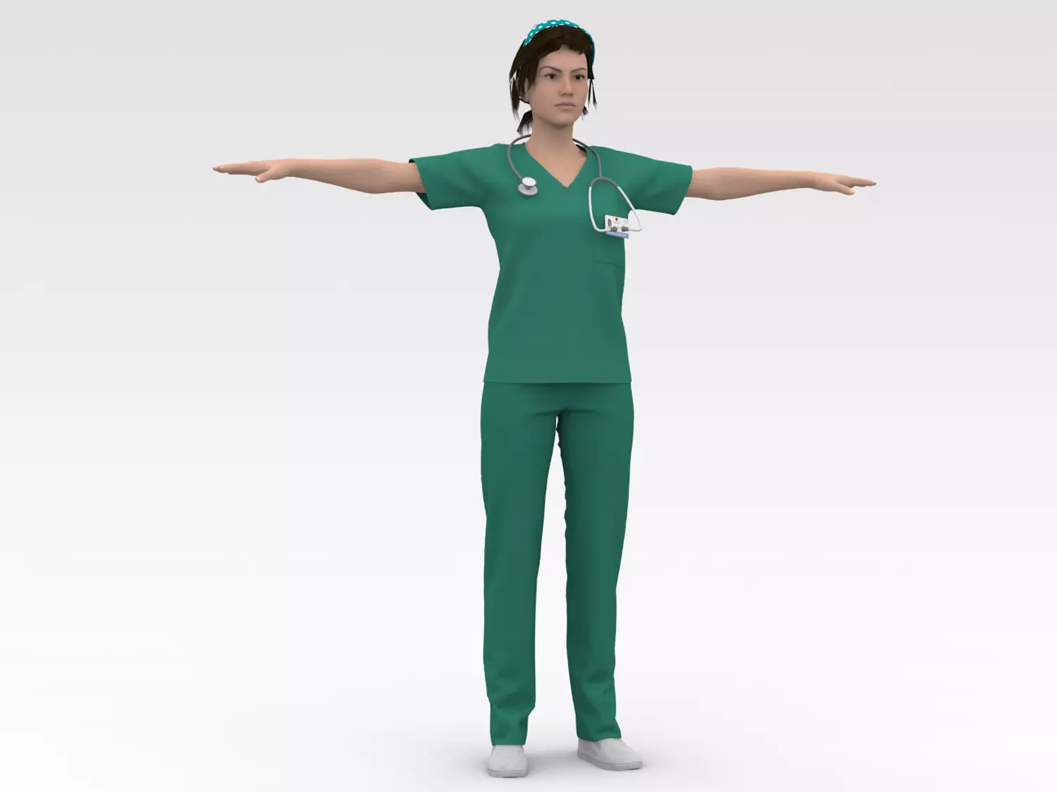 Nurse 05 3D model_0