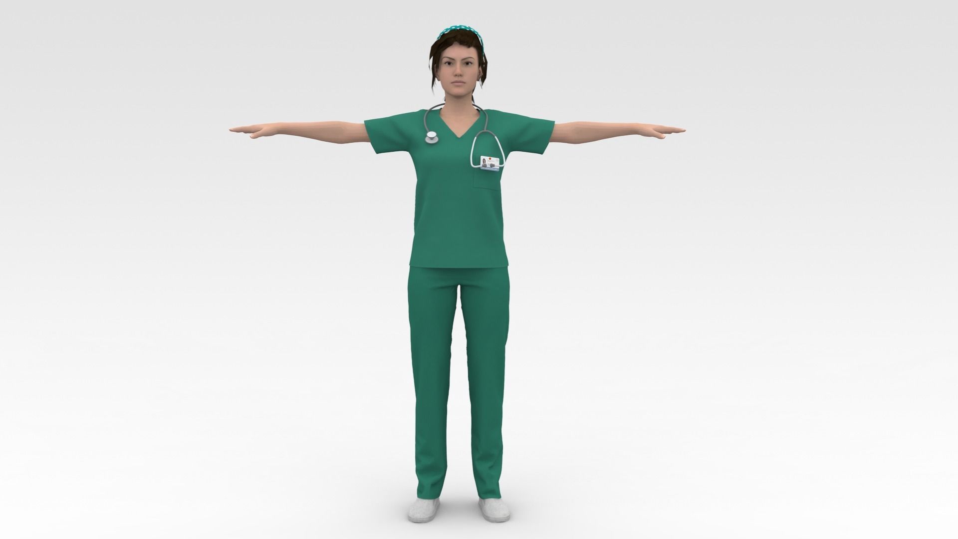 Nurse 05 3D model_6