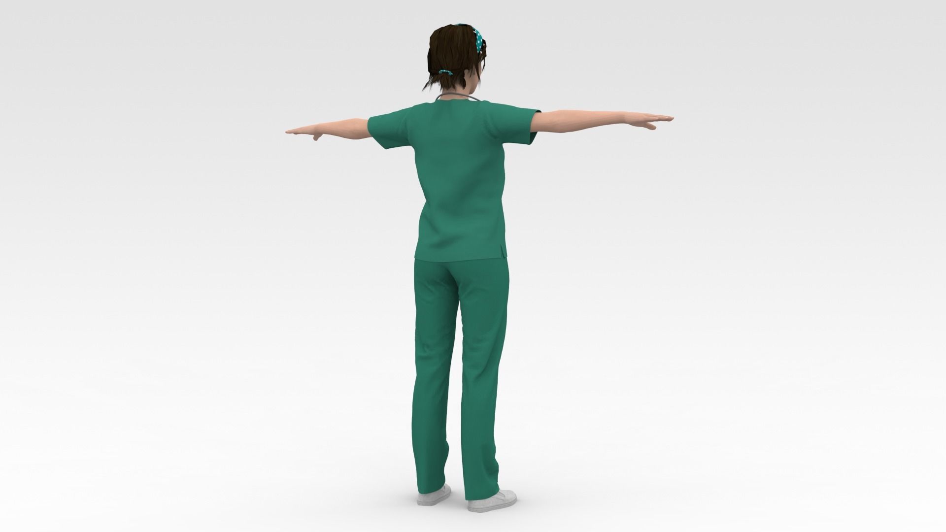 Nurse 05 3D model_4