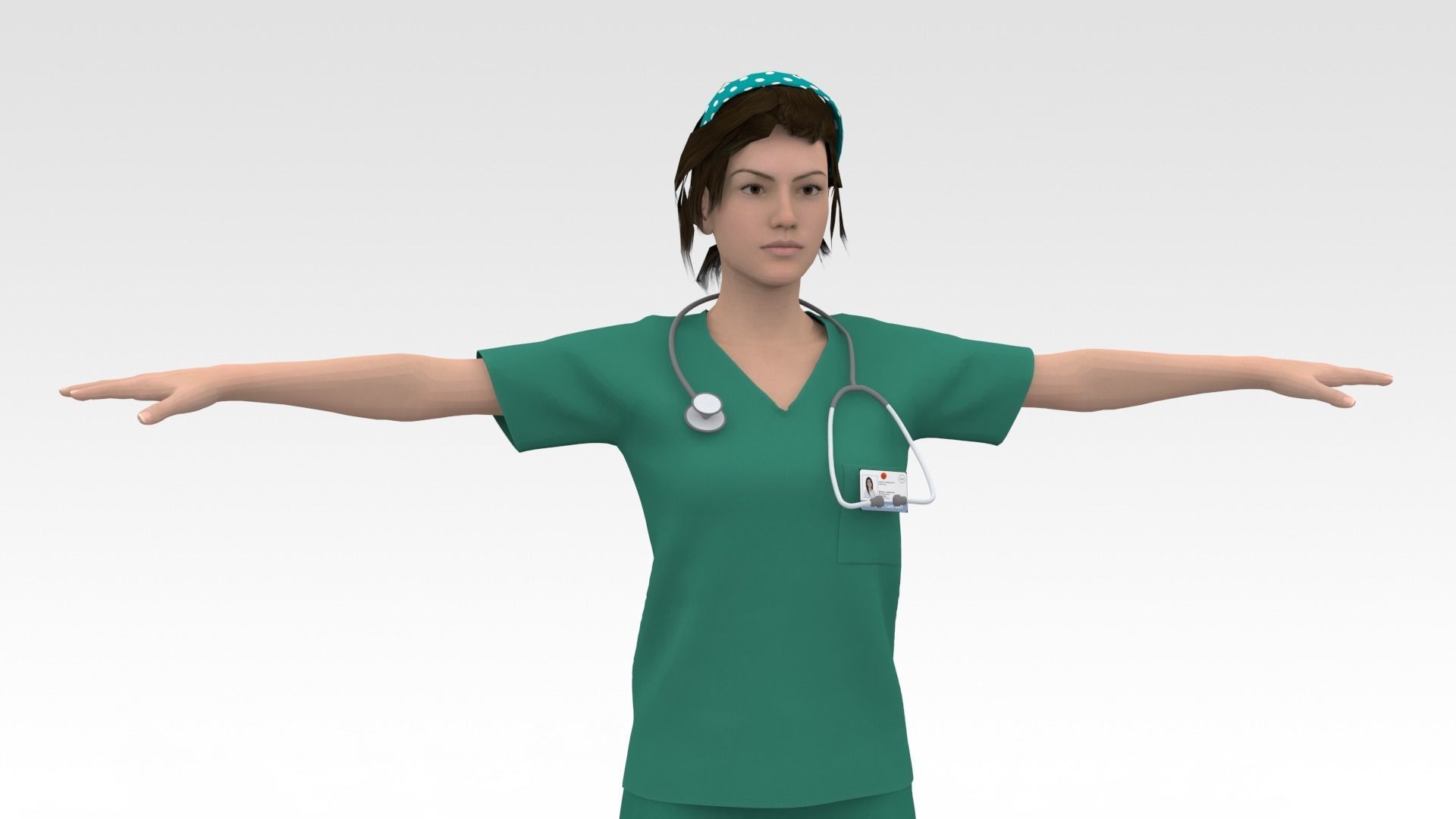 Nurse 05 3D model_1