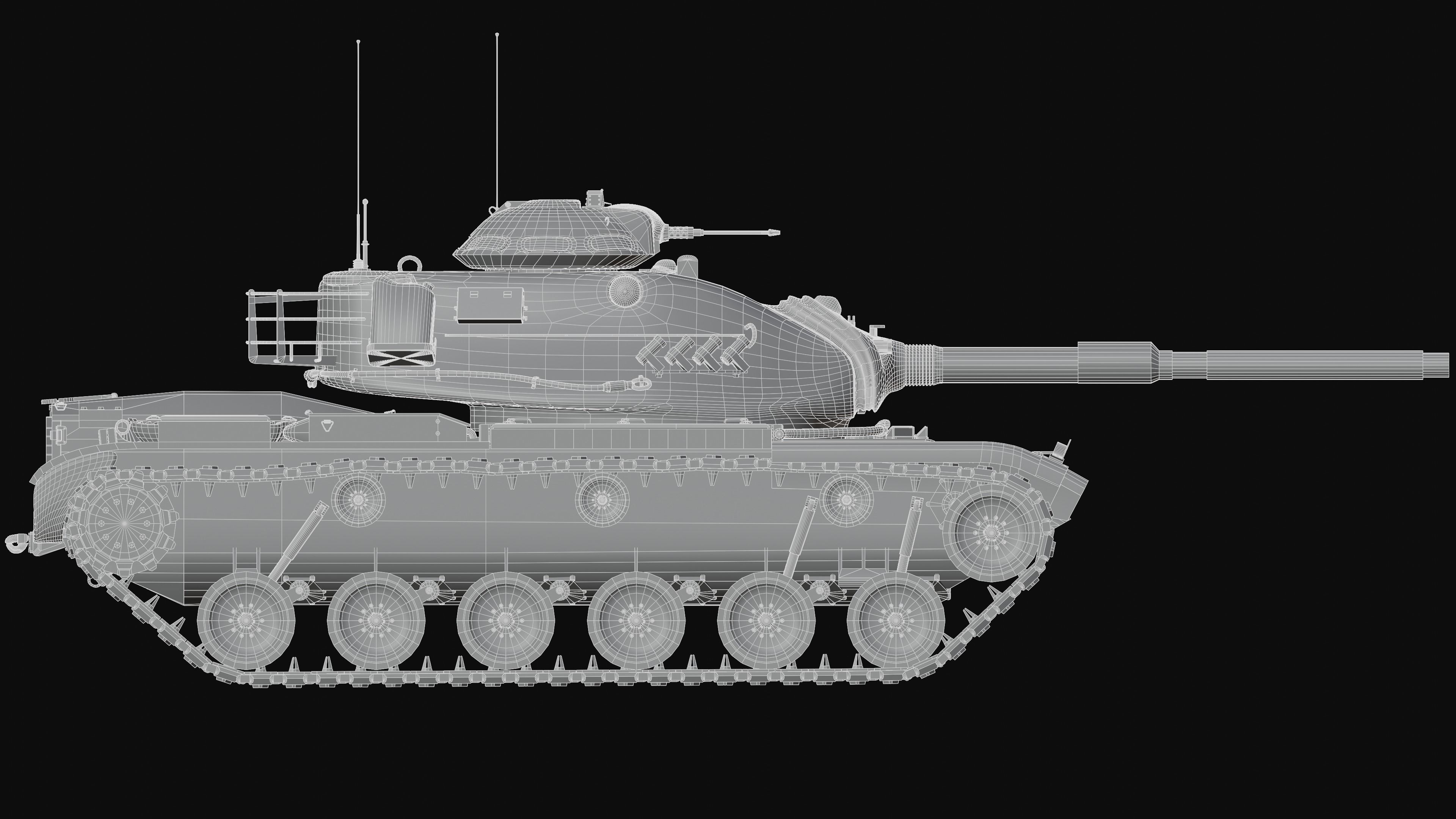 M60A3 Patton - Desert Camo 3D model_15