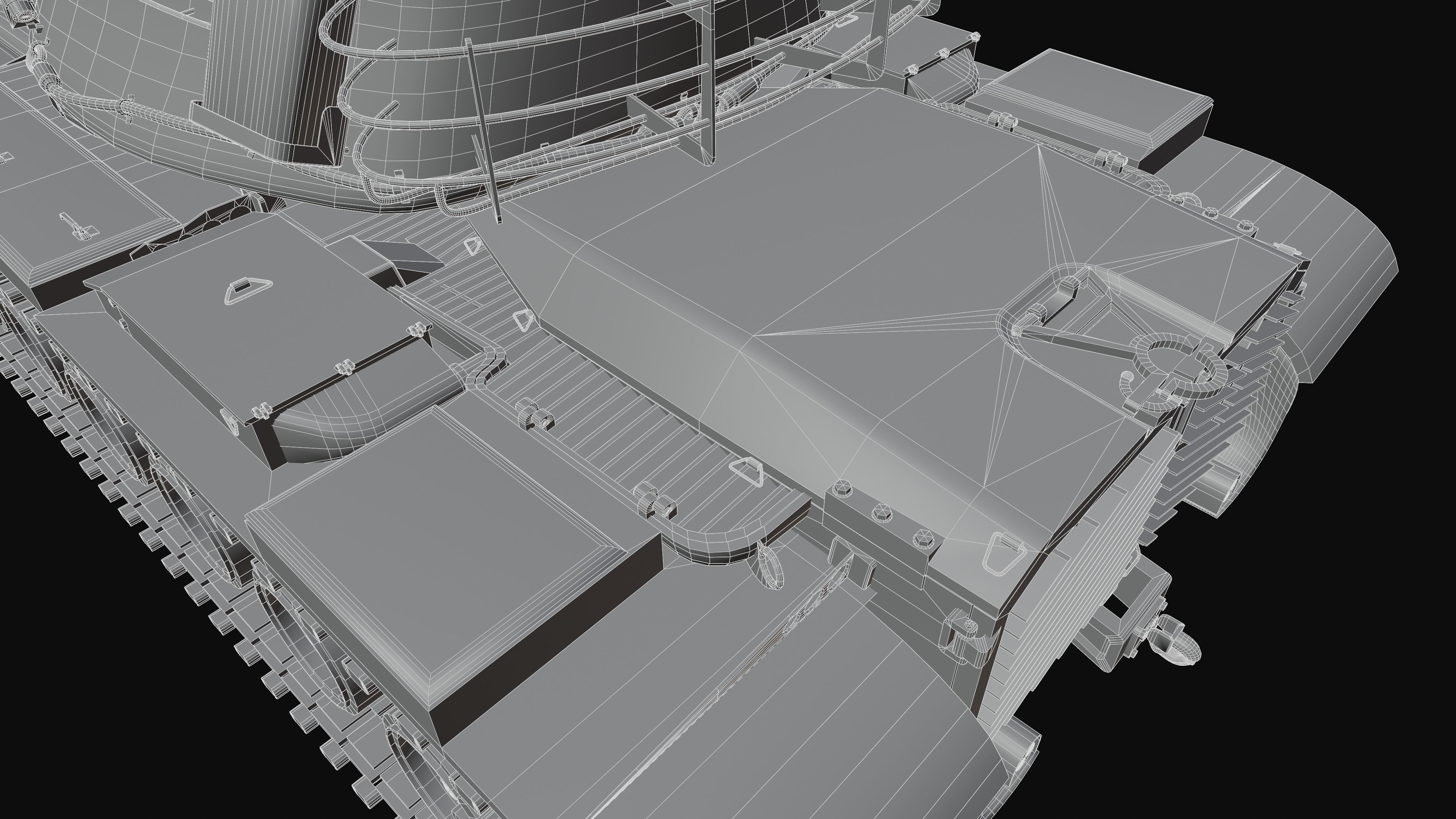 M60A3 Patton - Desert Camo 3D model_24