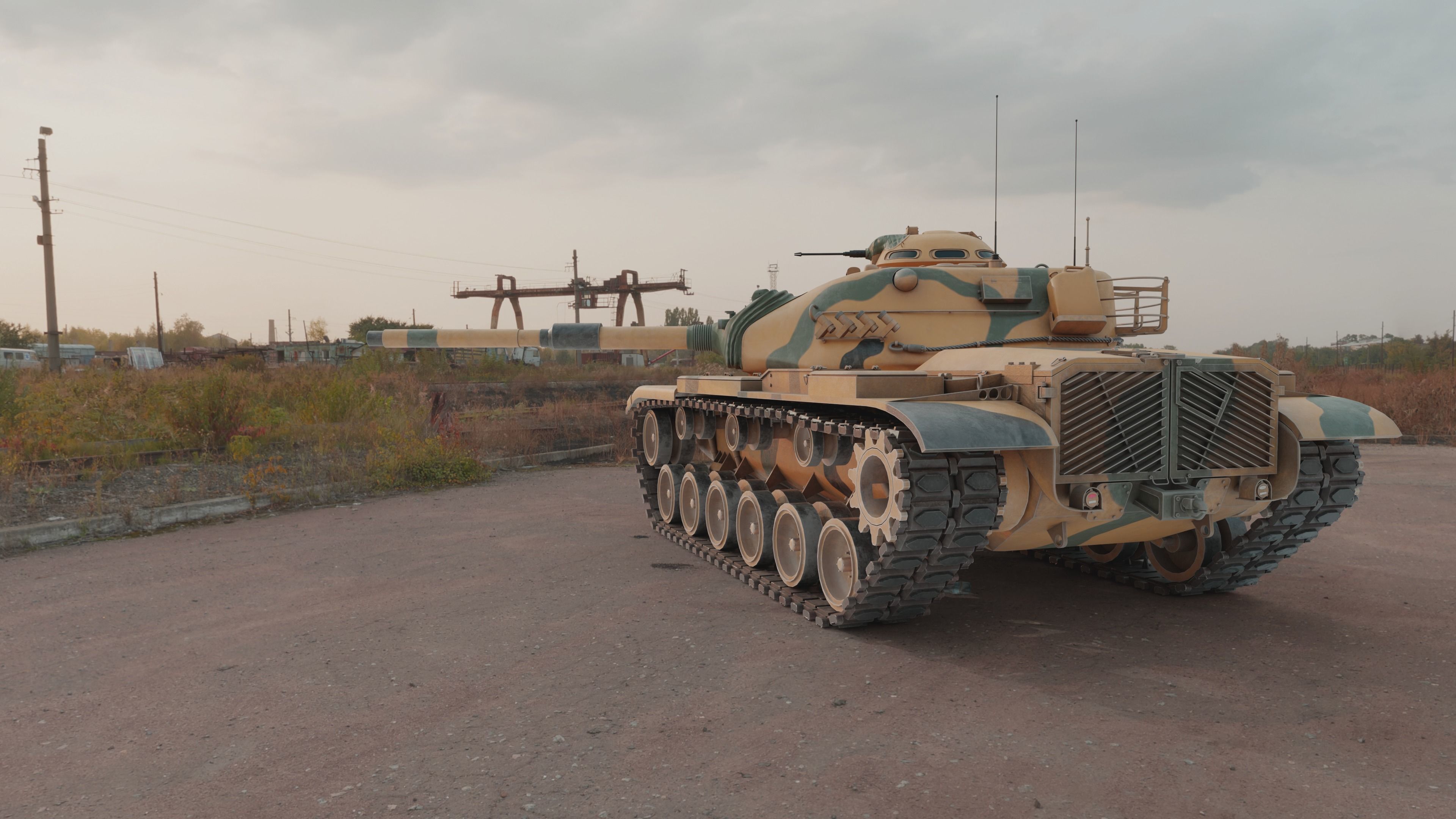 M60A3 Patton - Desert Camo 3D model_1