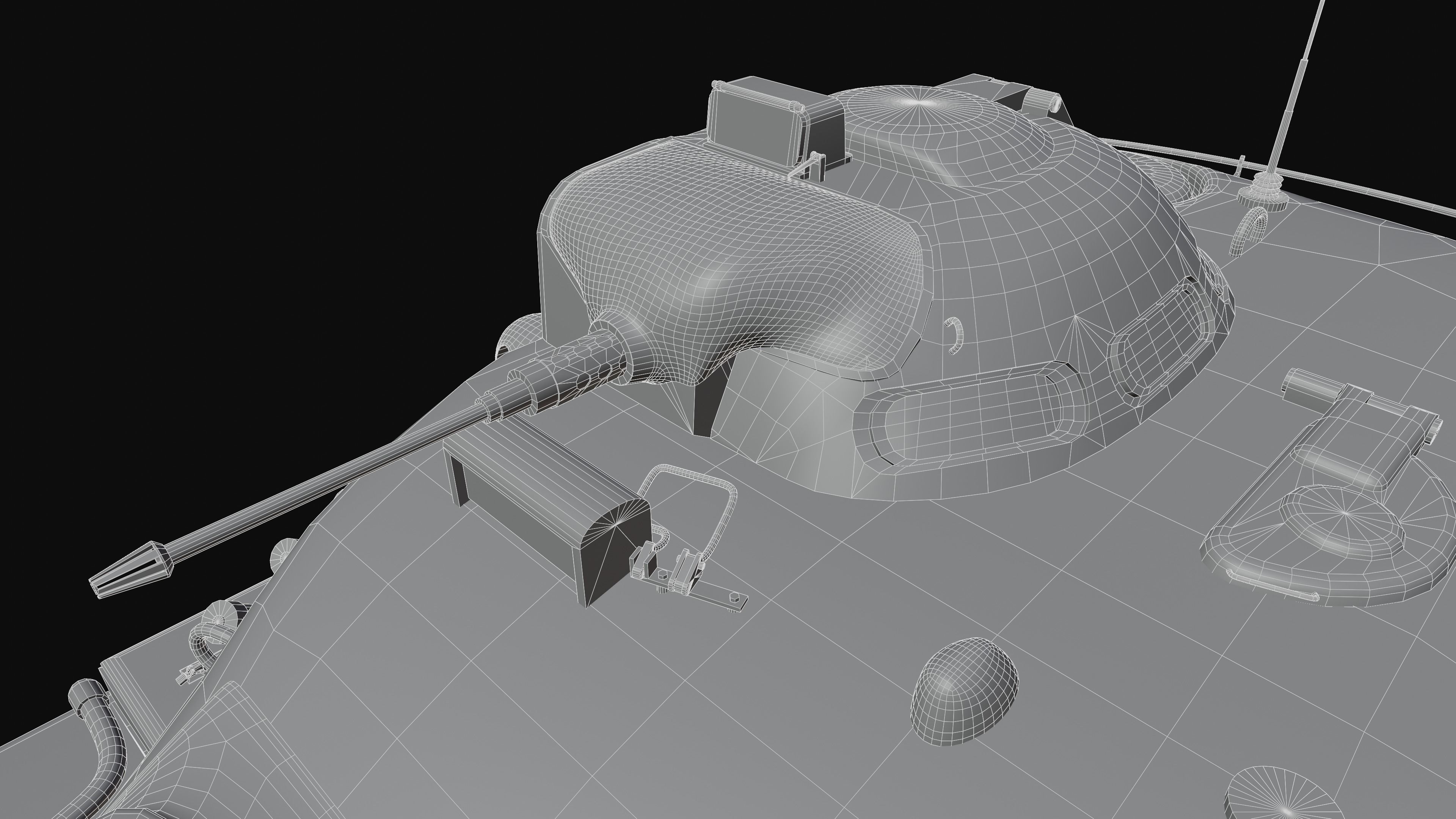 M60A3 Patton - Desert Camo 3D model_23