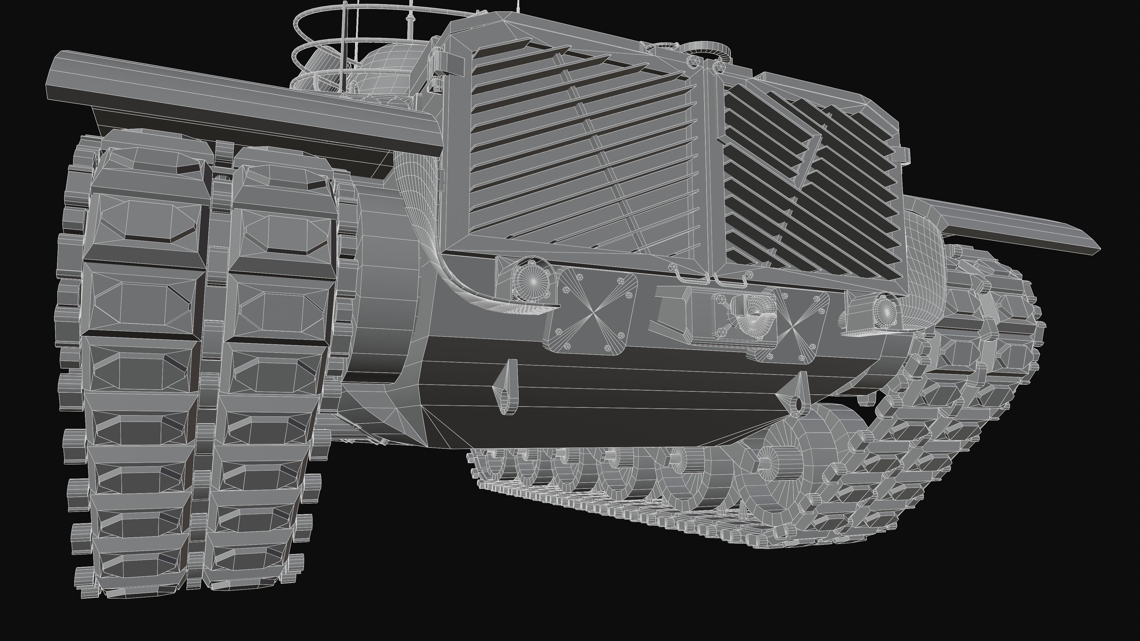 M60A3 Patton - Desert Camo 3D model_25