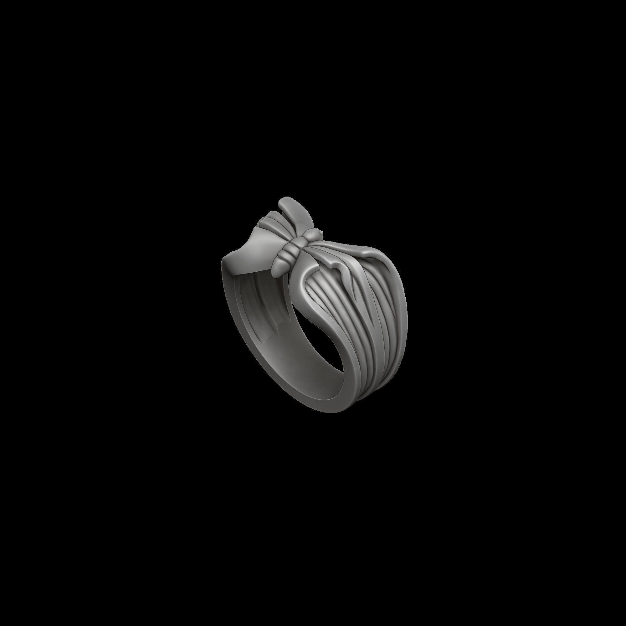 Butterfly Ring 3D print model_7