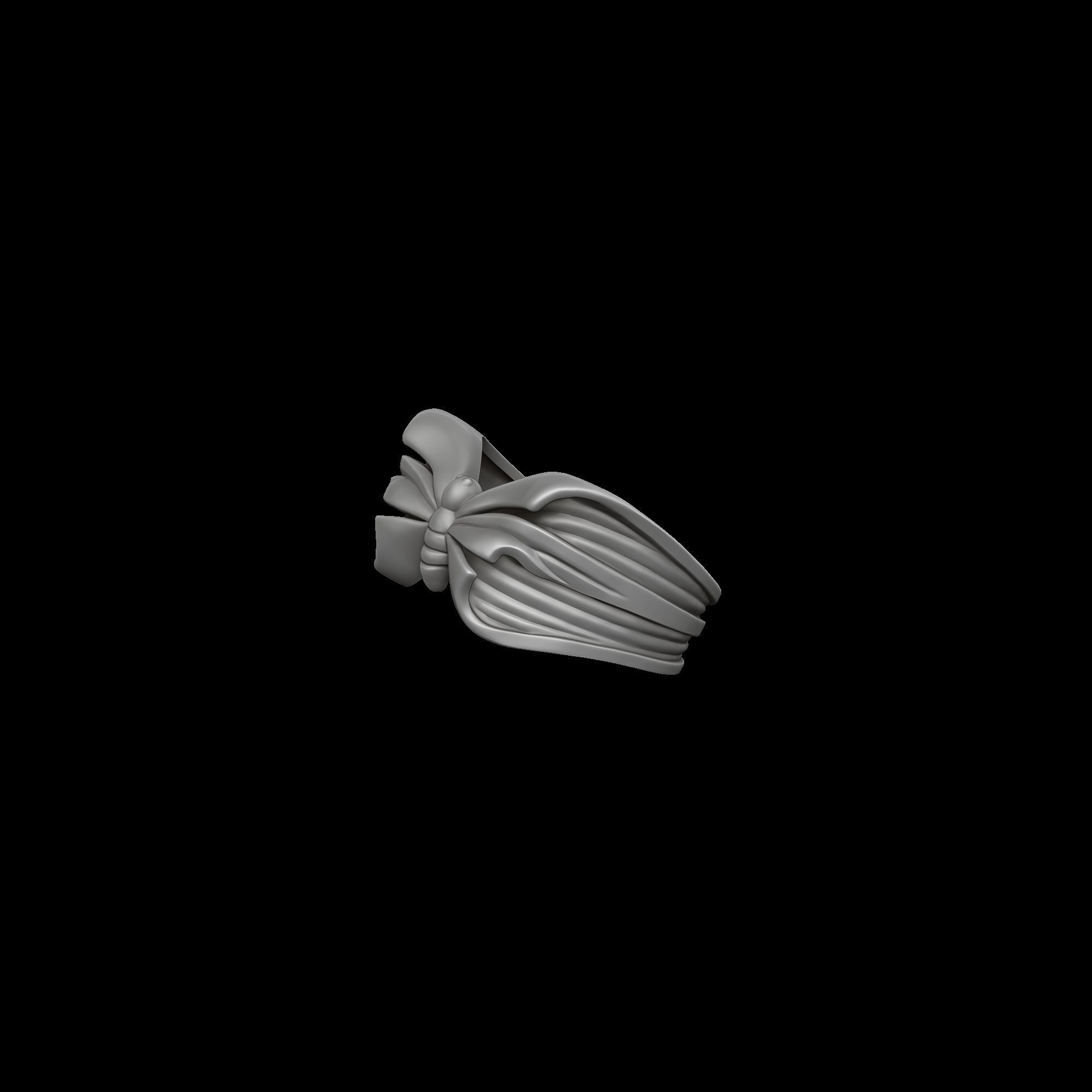 Butterfly Ring 3D print model_5