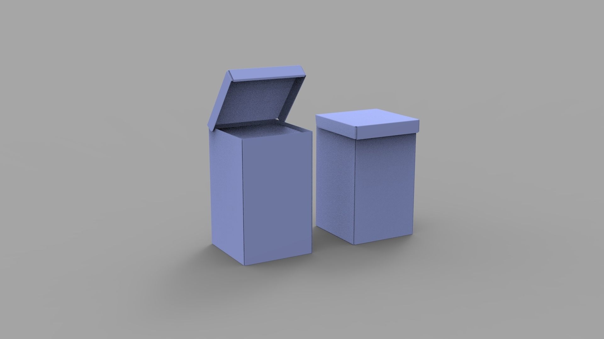 Ice cream box 3D print model_1
