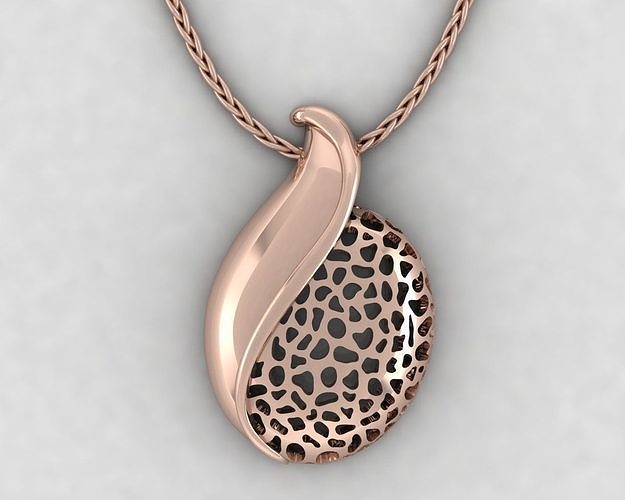 Fashion Women Pendant  3D print model