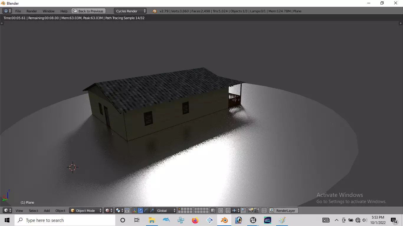 Rumah kayu 005-006 Low-poly 3D model_0