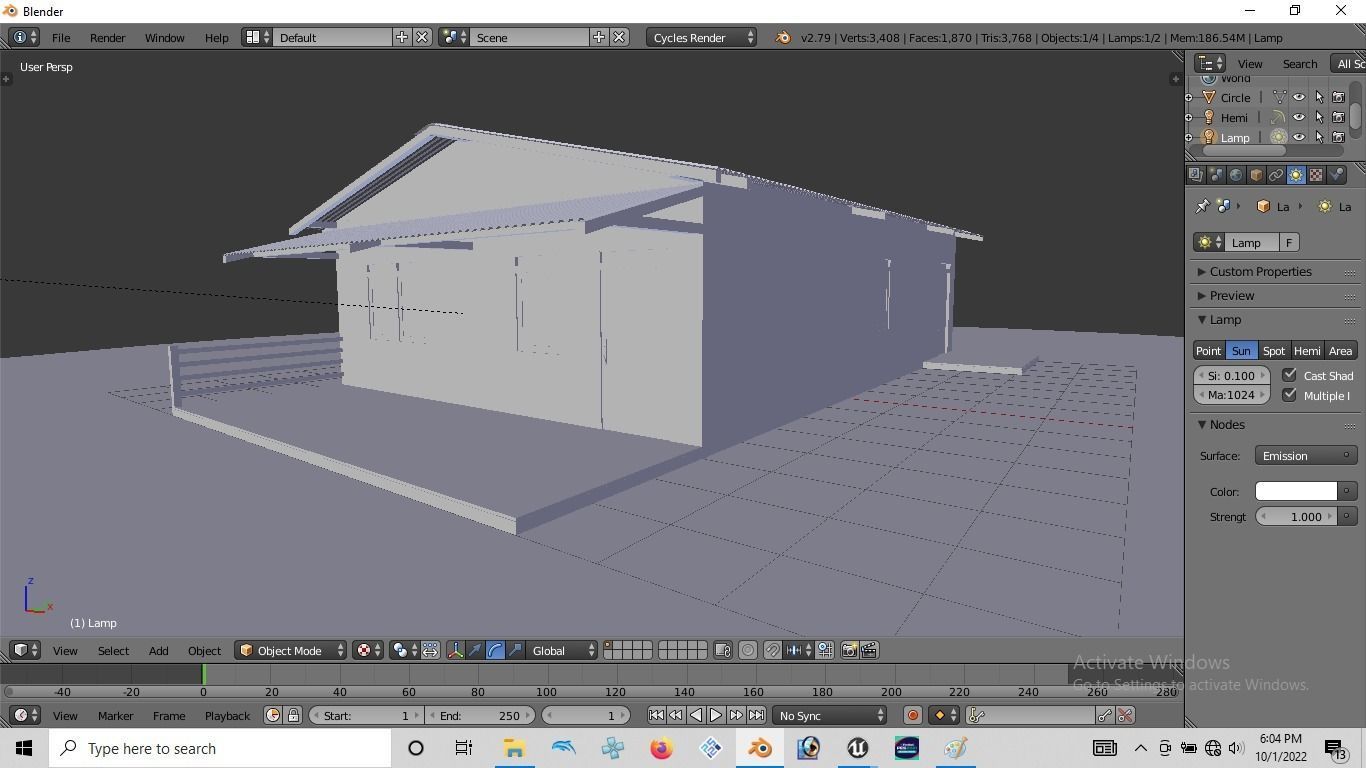 Rumah kayu 005-006 Low-poly 3D model_6