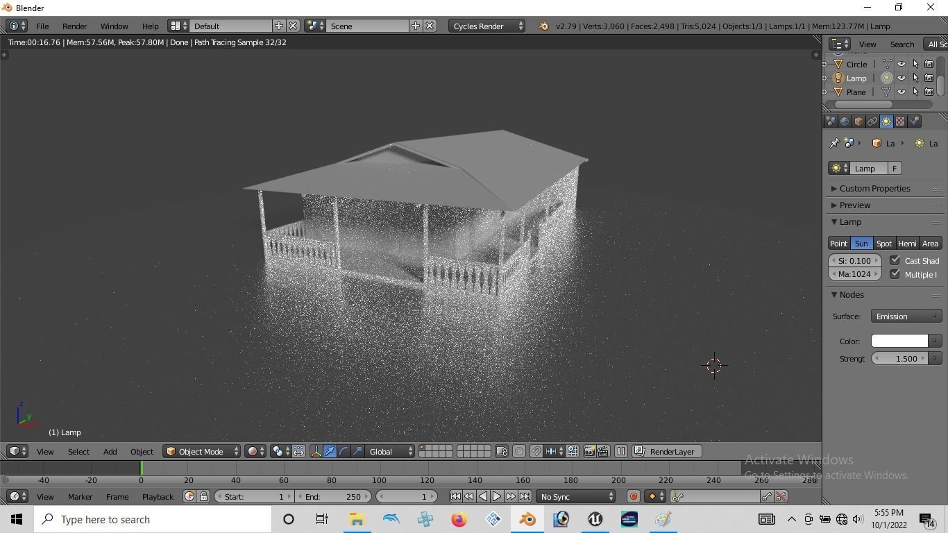 Rumah kayu 005-006 Low-poly 3D model_2