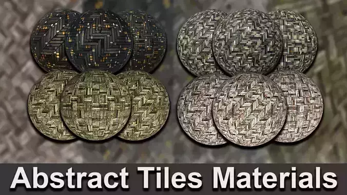 Abstract Tiles Materials Pack