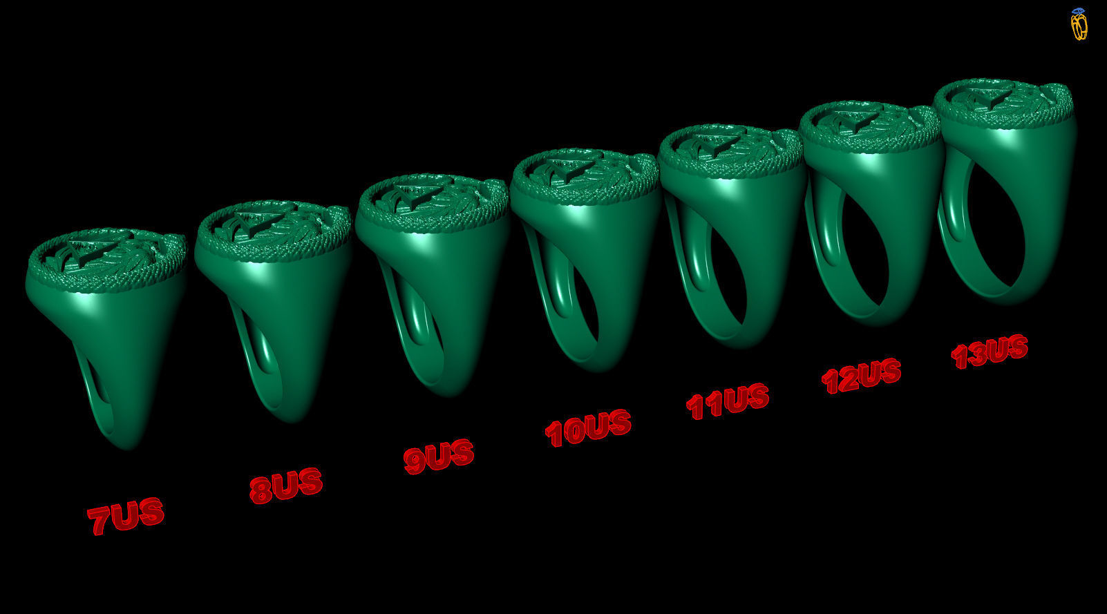 Snake Ouroboros Owl Eye Of Providence Masonic Symbol 3D print model_8