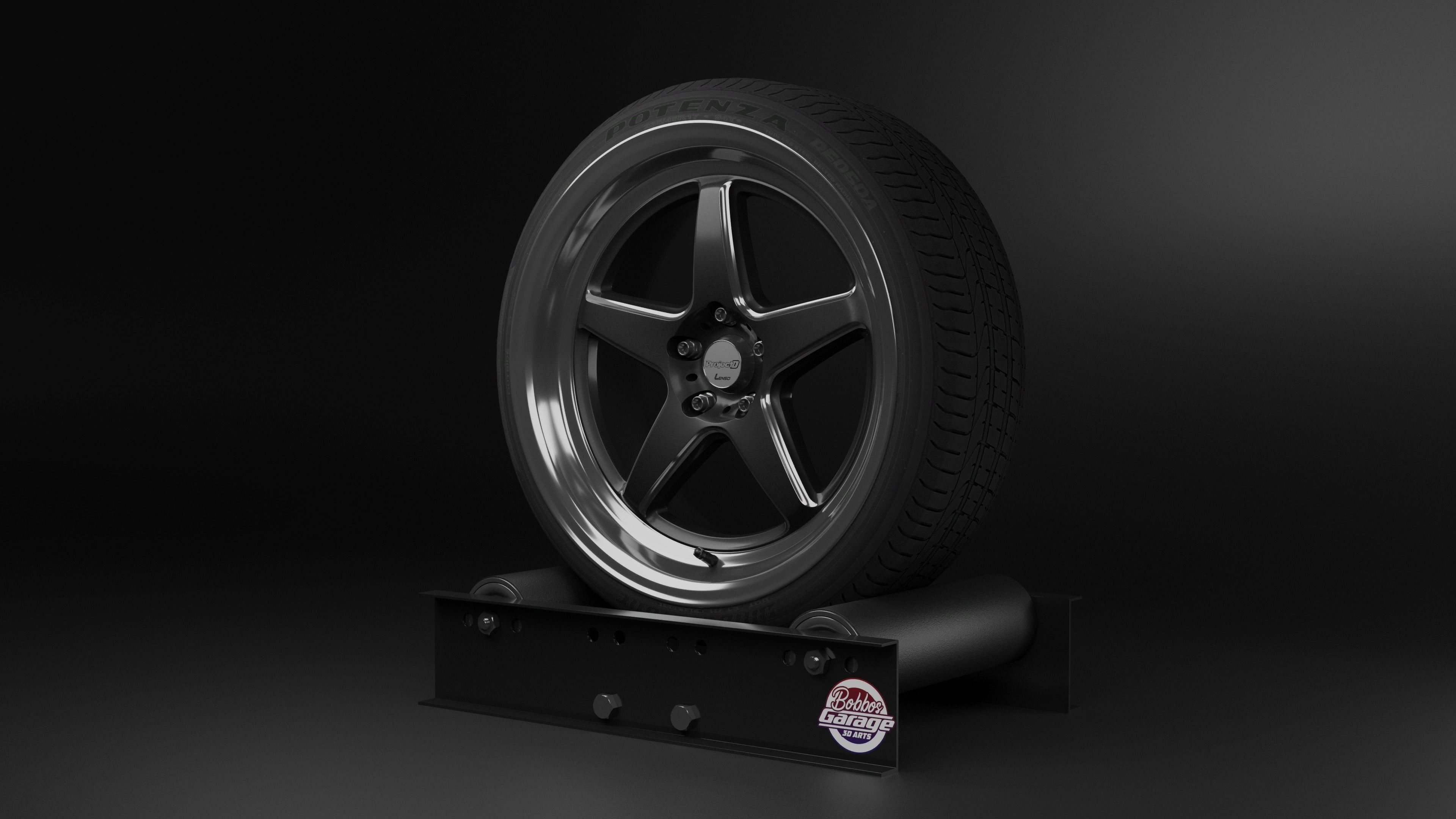 LENSO D-1SF Low-poly 3D model_3