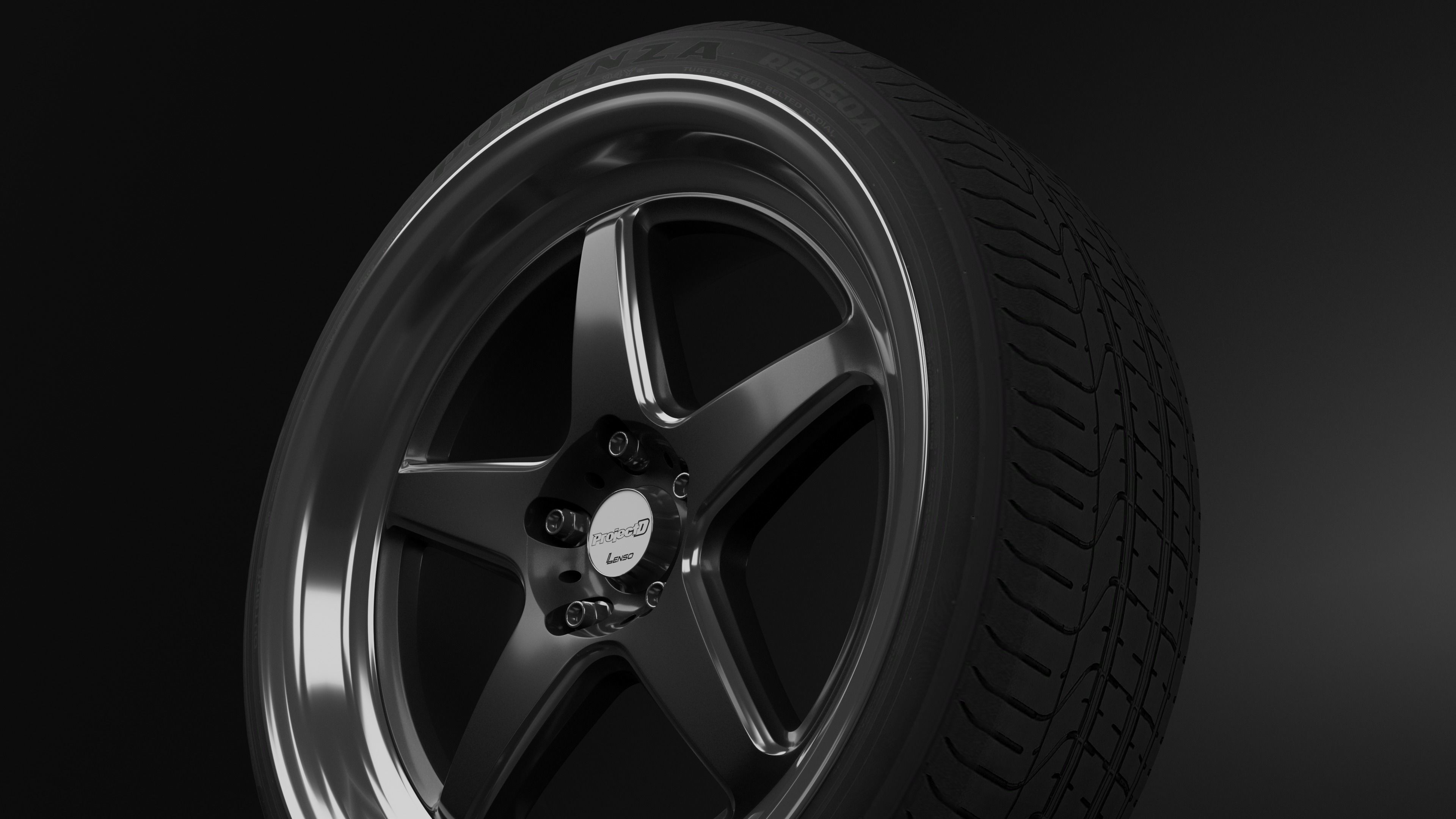 LENSO D-1SF Low-poly 3D model_2