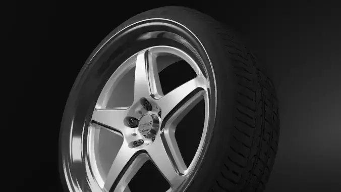 LENSO D-1SF Low-poly 3D model