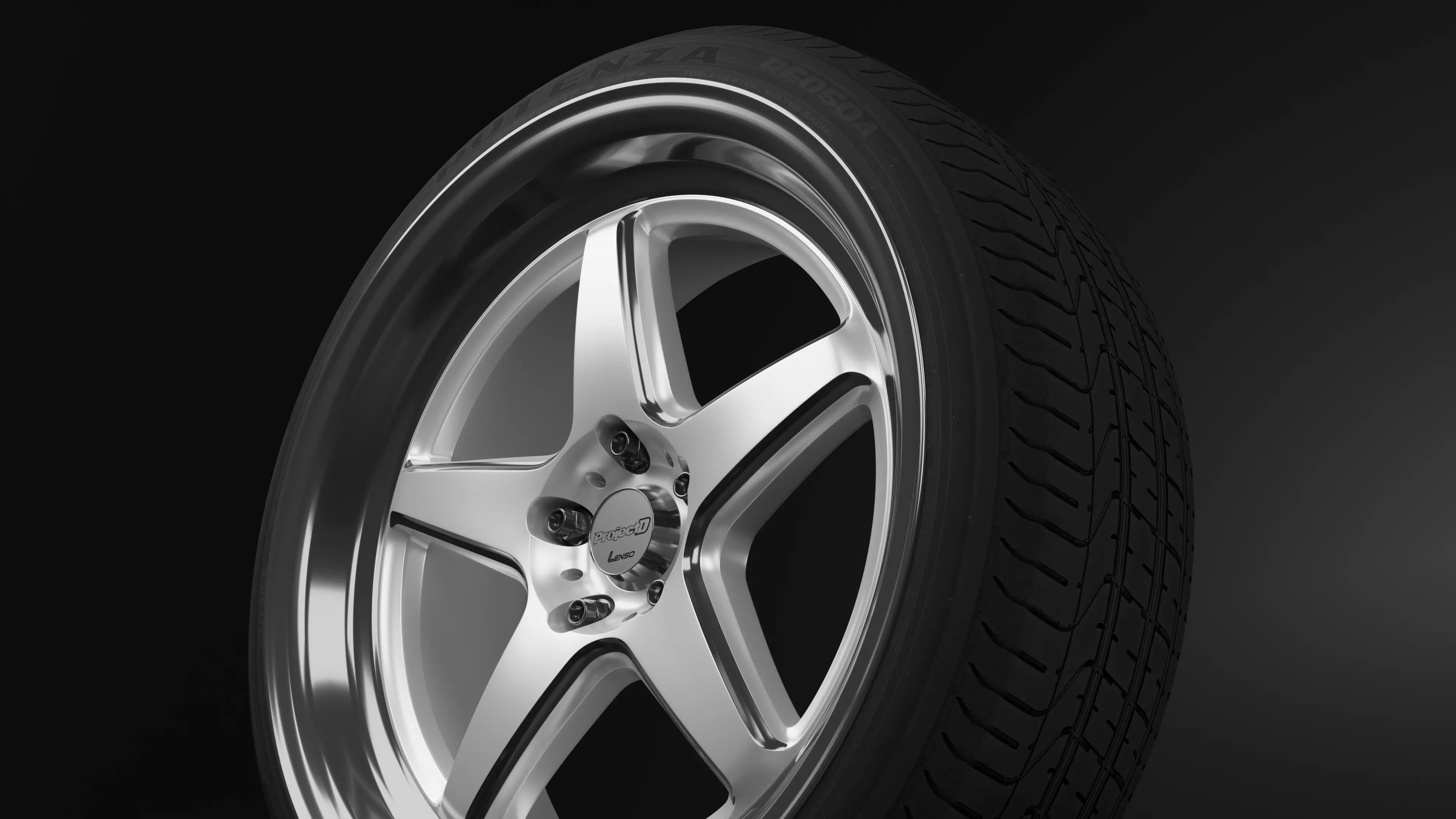 LENSO D-1SF Low-poly 3D model_0