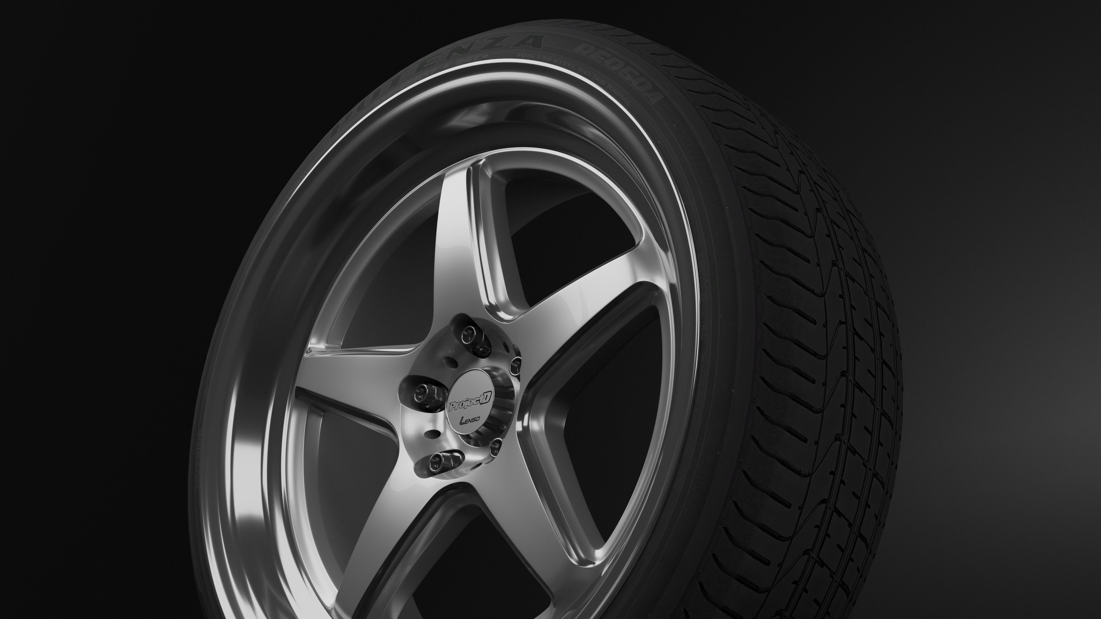 LENSO D-1SF Low-poly 3D model_4