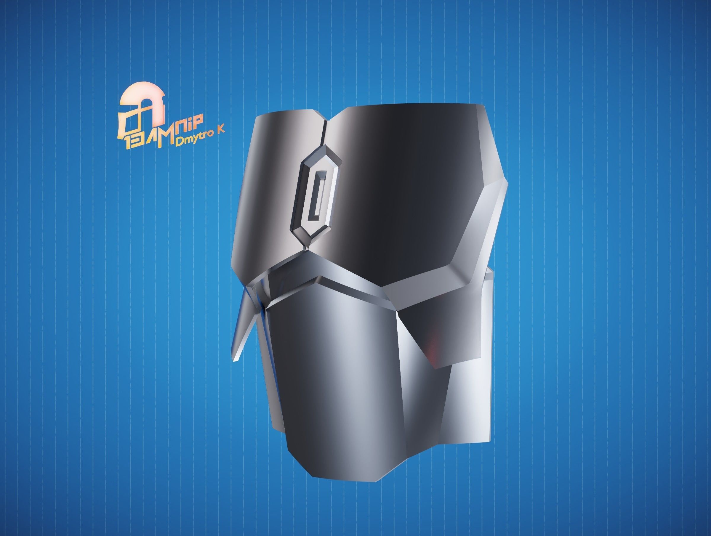 Custom Mandalorian Chest Armor 3D print model_1