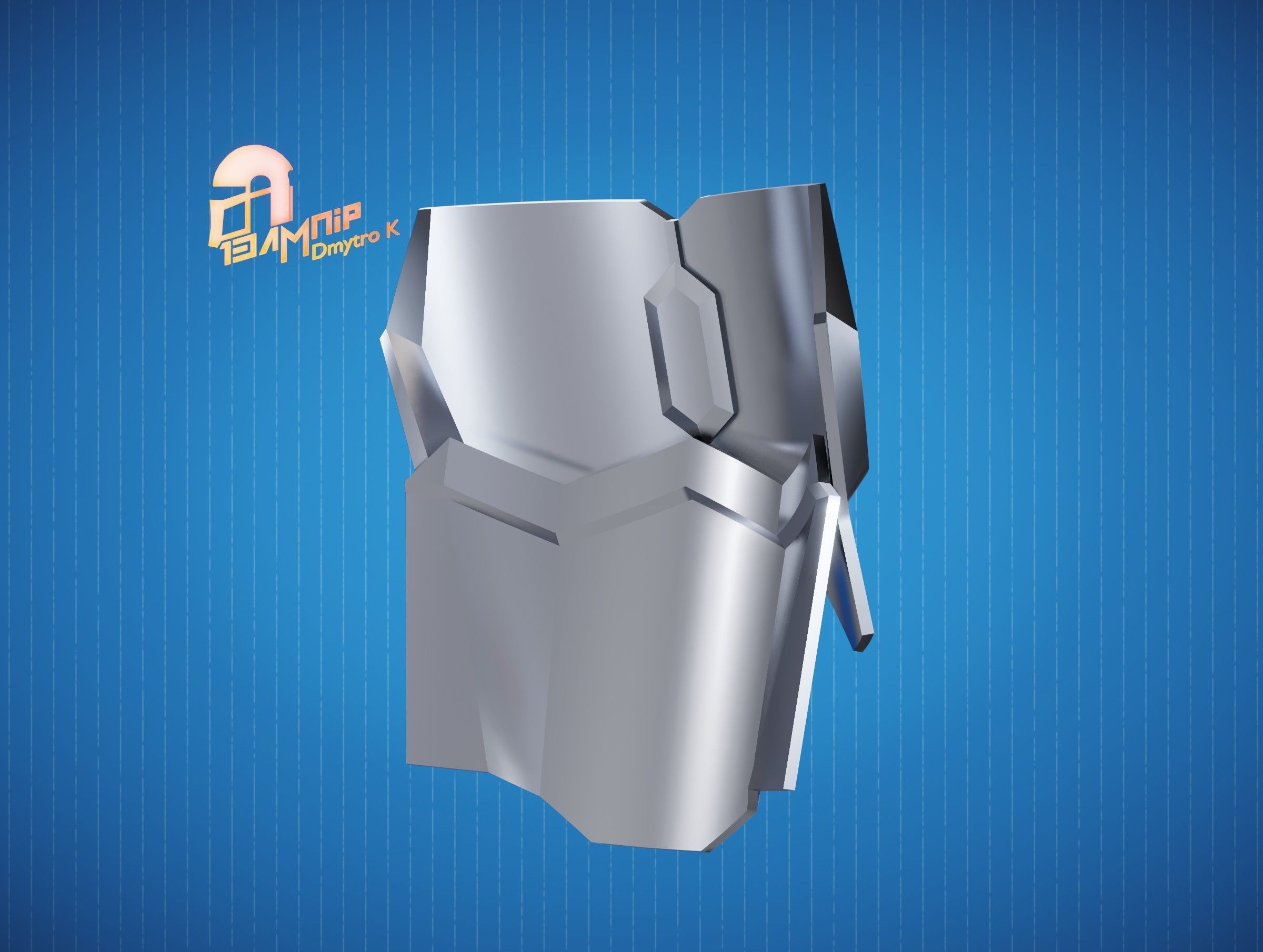 Custom Mandalorian Chest Armor 3D print model_6