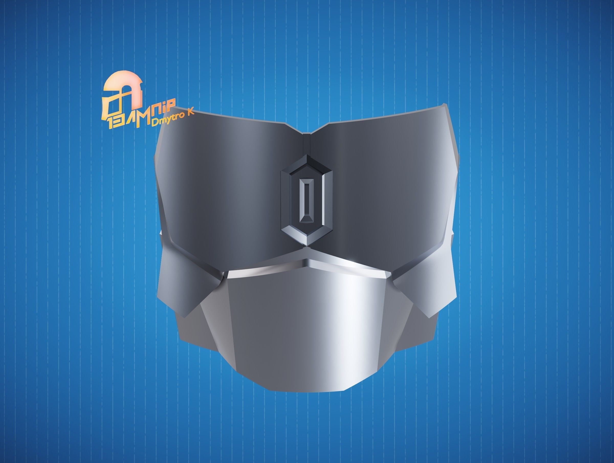 Custom Mandalorian Chest Armor 3D print model_8